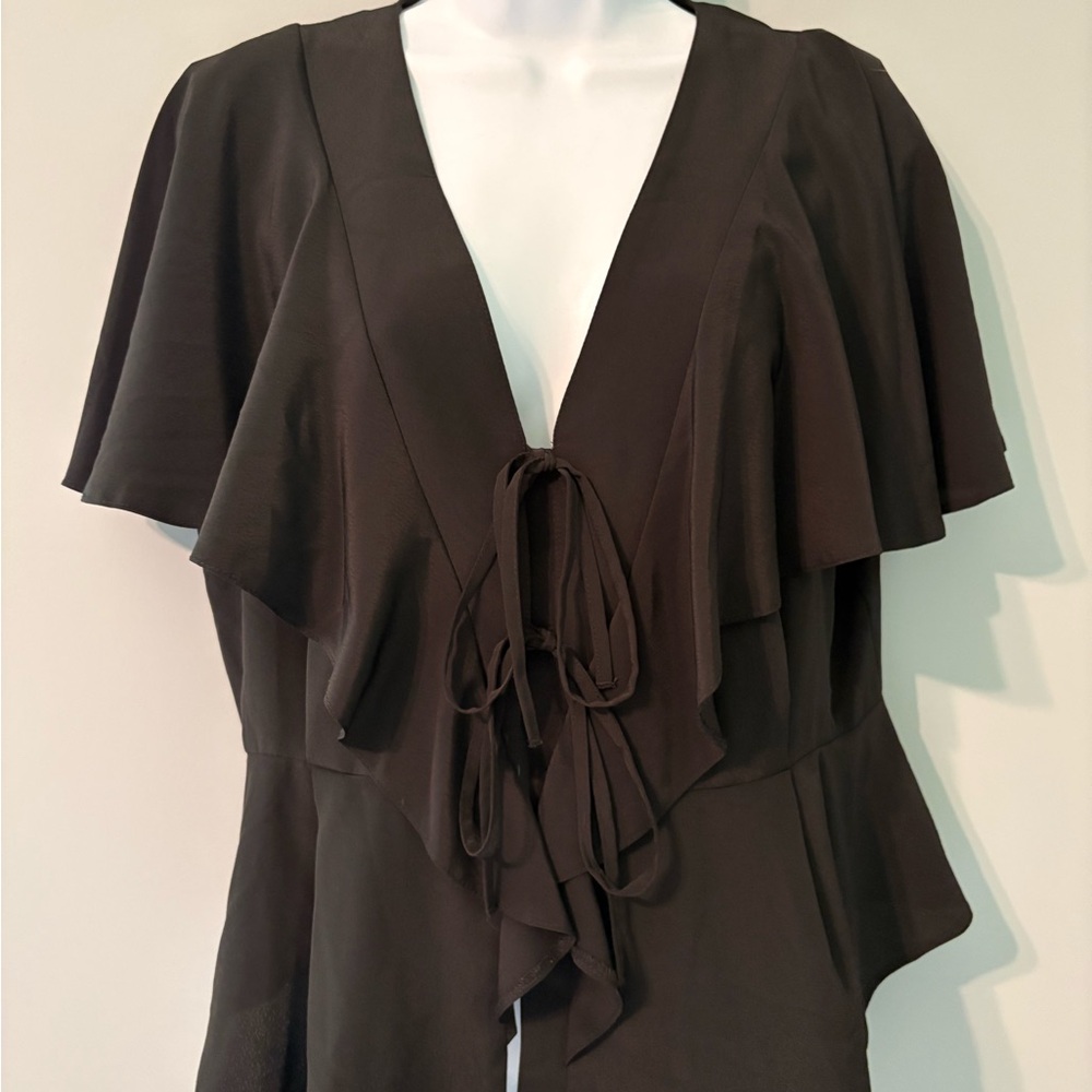 Topshop Black Blouse